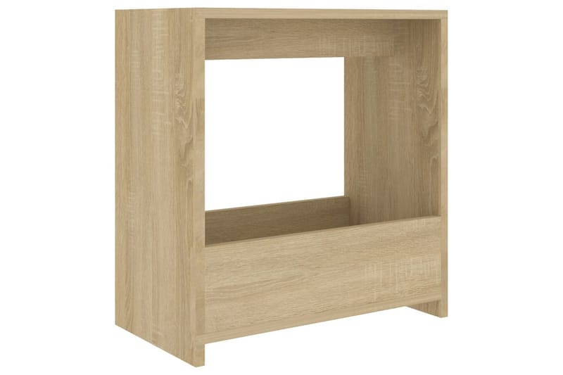 sidebord 50x26x50 cm spånplade sonoma-eg - Brun - Møbler - Borde - Aflastningsbord - Lampebord