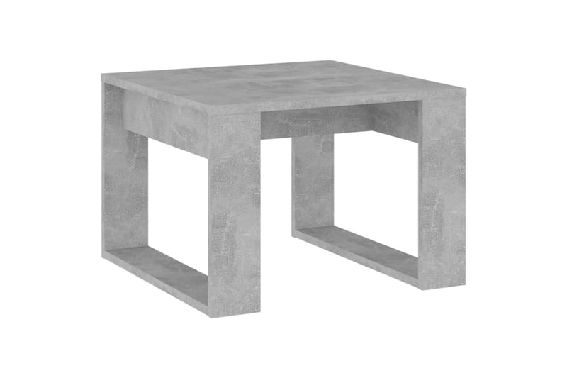 sidebord 50x50x35 cm spånplade betongrå - Grå - Lampebord - Bakkebord & små borde
