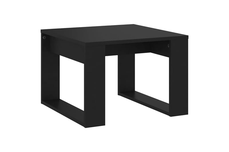 sidebord 50x50x35 cm spånplade sort - Sort - Lampebord - Bakkebord & små borde