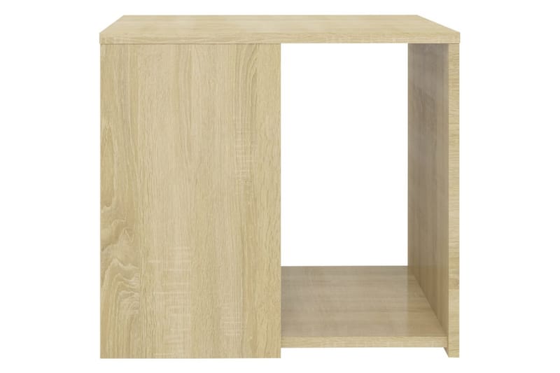 sidebord 50x50x45 cm spånplade sonoma-eg - Brun - Møbler - Borde - Aflastningsbord - Lampebord