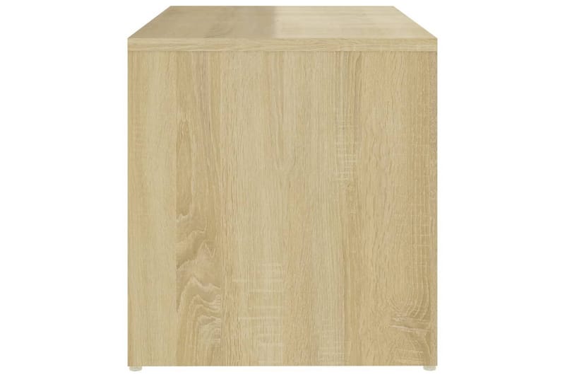 sidebord 59x36x38 cm spånplade sonoma-eg - Brun - Møbler - Borde - Aflastningsbord - Lampebord