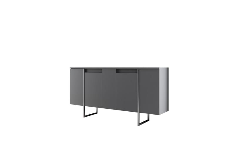 Luxe Konsolbord 160 cm - Antracit/Sølv - Møbler - Borde - Aflastningsbord - Entrébord