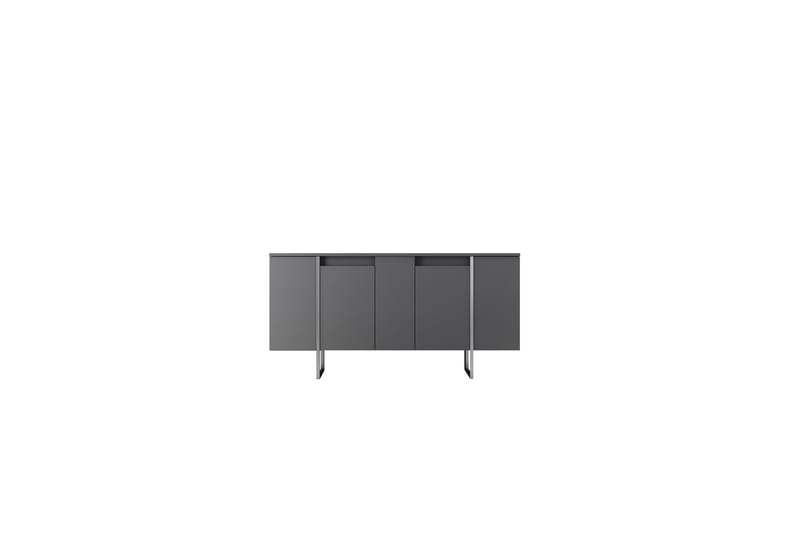 Luxe Konsolbord 160 cm - Antracit/Sølv - Møbler - Borde - Aflastningsbord - Entrébord