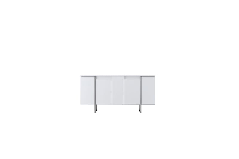 Luxe Konsolbord 160 cm - Hvid/Sølv - Møbler - Borde - Aflastningsbord - Entrébord