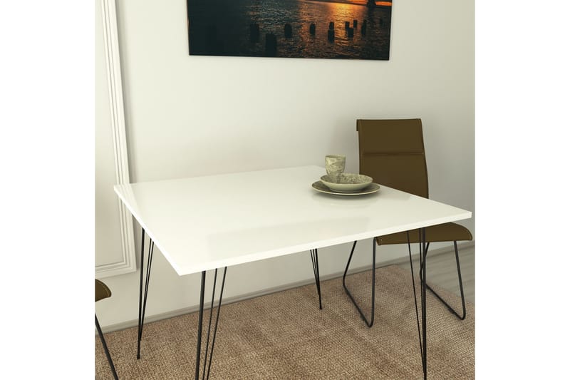 Murtwell Bord 90 cm - Hvid - Møbler - Borde - Aflastningsbord