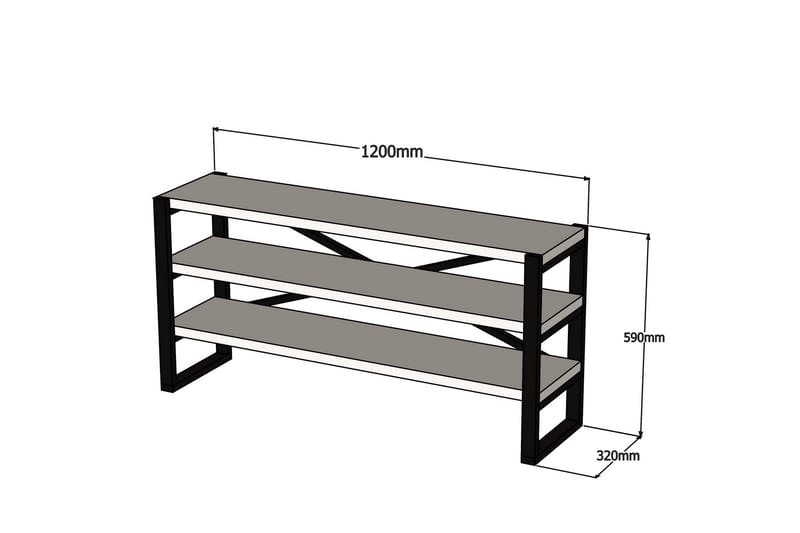 Puqa Design bogreol - Træ - Møbler - Borde - Aflastningsbord