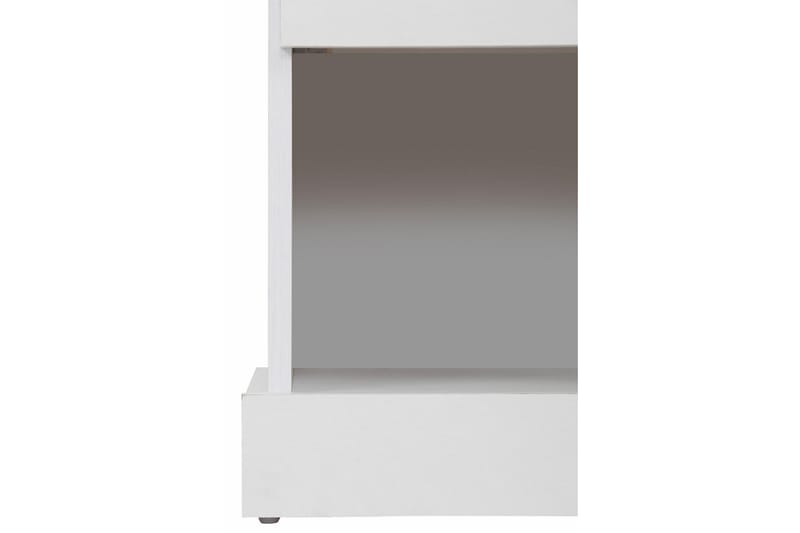 Dareia sengebord 45 cm - hvid/Brun - Møbler - Borde - Aflastningsbord - Sengebord