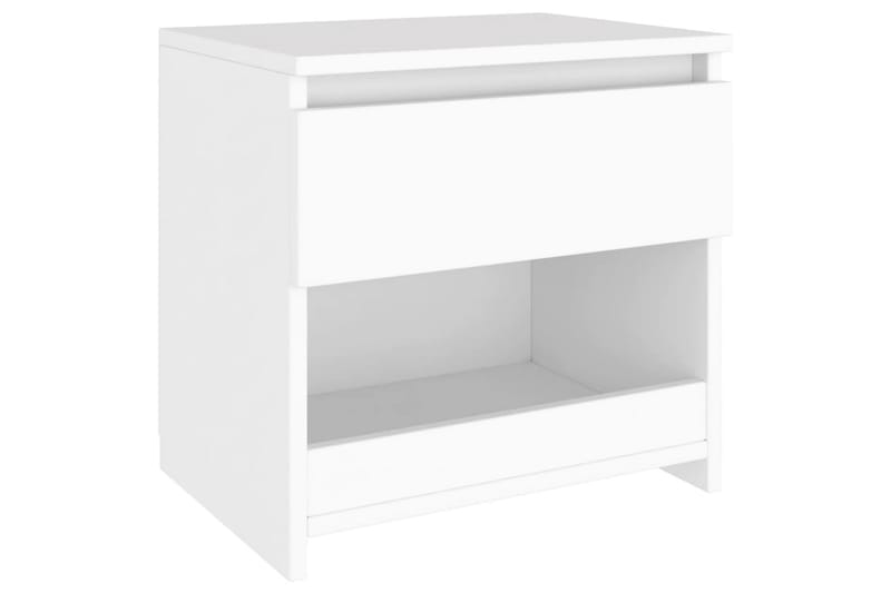 sengebord 40x30x39 cm spånplade hvid - Hvid - Møbler - Borde - Aflastningsbord - Sengebord