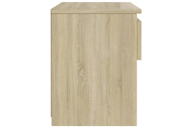 sengebord 40x30x39 cm spånplade sonoma-eg - Brun - Møbler - Borde - Aflastningsbord - Sengebord