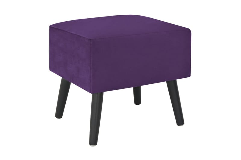 Sengebord Mørklilla 40 X 35 X 40 Cm Fløjl - Violet - Møbler - Borde - Aflastningsbord - Sengebord