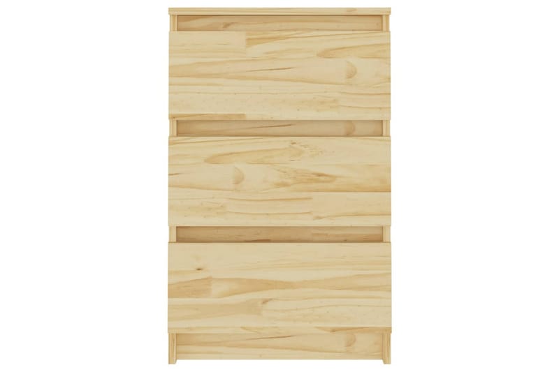 sengeborde 2 stk. 40x29,5x64 cm massivt fyrretræ - Brun - Møbler - Borde - Aflastningsbord - Sengebord