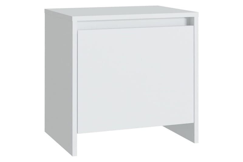 sengeborde 2 stk. 45x34x44,5 cm spånplade hvid - Hvid - Møbler - Borde - Aflastningsbord - Sengebord