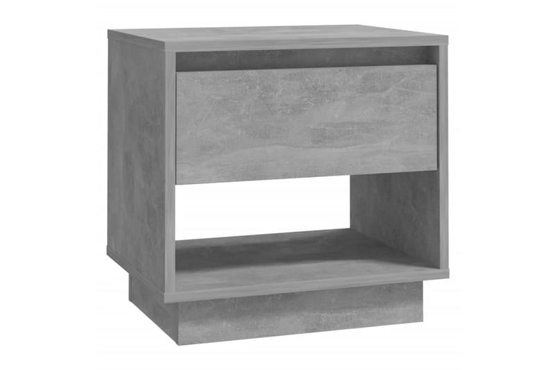 sengeborde 2 stk. 45x34x44 cm spånplade betongrå - Grå - Møbler - Borde - Aflastningsbord - Sengebord