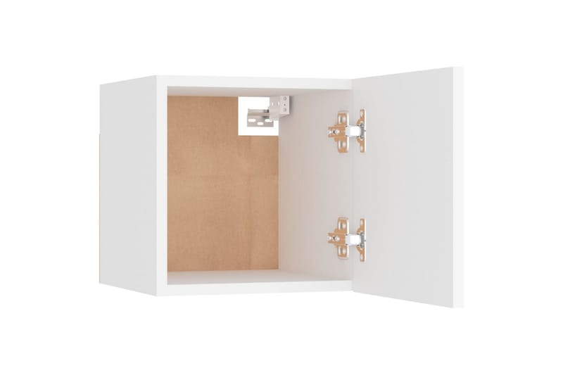 sengeskab 30,5x30x30 cm spånplade hvid - Hvid - Møbler - Borde - Aflastningsbord - Sengebord