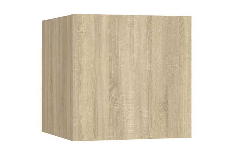 sengeskab 30,5x30x30 cm spånplade sonoma-eg - Brun - Møbler - Borde - Aflastningsbord - Sengebord