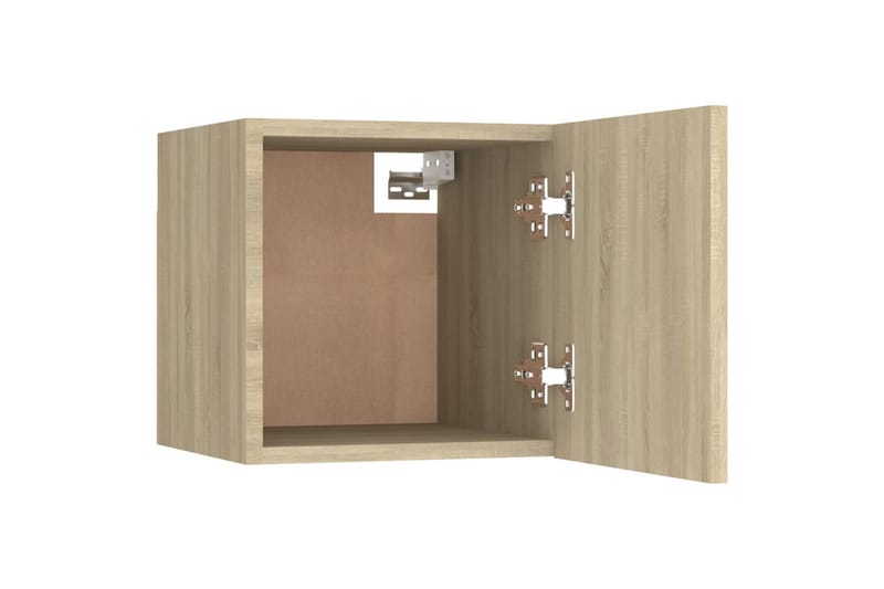 sengeskab 30,5x30x30 cm spånplade sonoma-eg - Brun - Møbler - Borde - Aflastningsbord - Sengebord