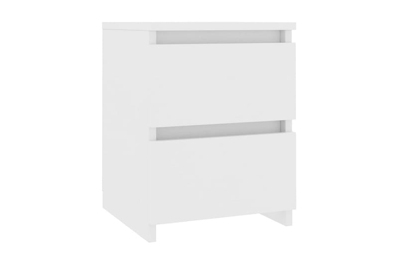 Sengeskab 30 x 30 x 40 cm spånplade hvid - Hvid - Møbler - Borde - Aflastningsbord - Sengebord