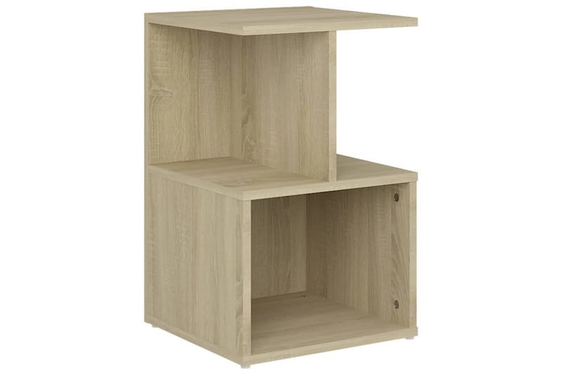 sengeskab 35x35x55 cm spånplade sonoma-eg - Brun - Møbler - Borde - Aflastningsbord - Sengebord