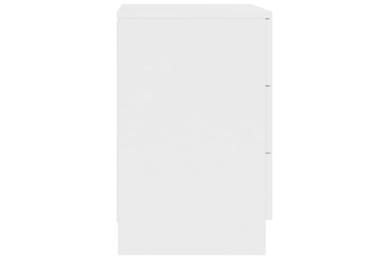 Sengeskab 38 x 35 x 65 cm spånplade hvid - Hvid - Møbler - Borde - Aflastningsbord - Sengebord