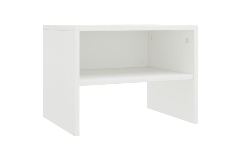 Sengeskab 40 X 30 X 30 Cm Spånplade Hvid - Hvid - Møbler - Borde - Aflastningsbord - Sengebord