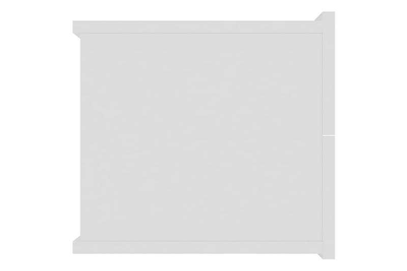 Sengeskab 40x30x30 cm Spånplade Hvid - Hvid - Møbler - Borde - Aflastningsbord - Sengebord