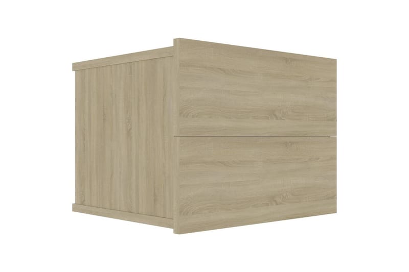 Sengeskab 40x30x30 cm Spånplade Sonoma-Eg - Beige - Møbler - Borde - Aflastningsbord - Sengebord