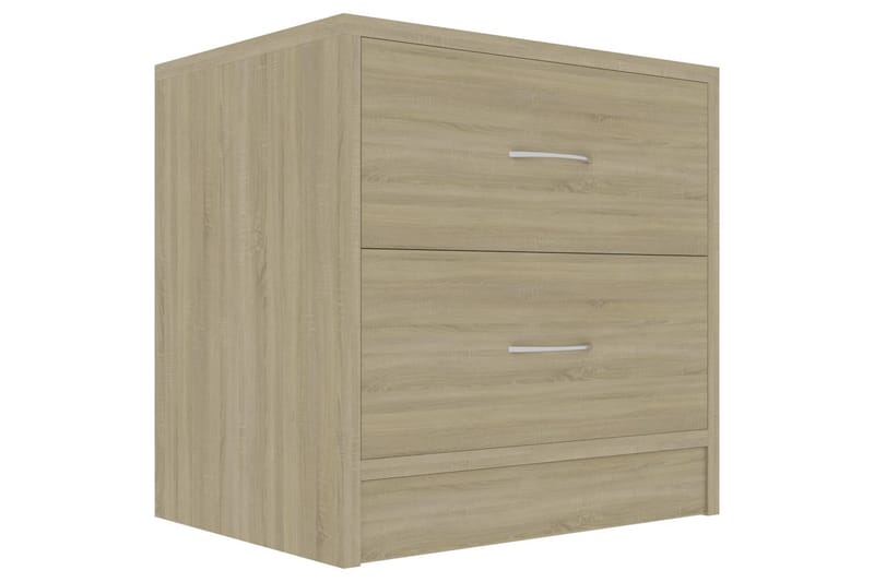 Sengeskab 40x30x40 cm Spånplade Sonoma-Eg - Brun - Møbler - Borde - Aflastningsbord - Sengebord