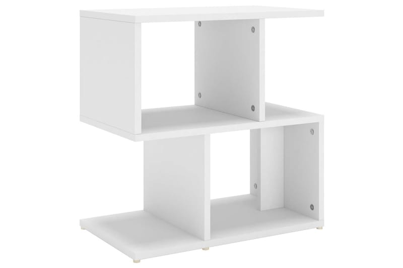 sengeskab 50x30x51,5 cm spånplade hvid - Hvid - Møbler - Borde - Aflastningsbord - Sengebord