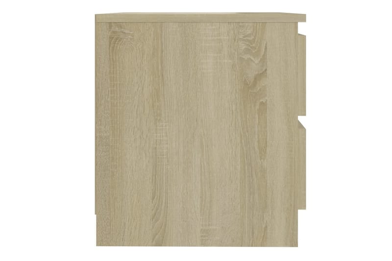 sengeskab 50x39x43,5 cm spånplade sonoma-eg - Brun - Møbler - Borde - Aflastningsbord - Sengebord