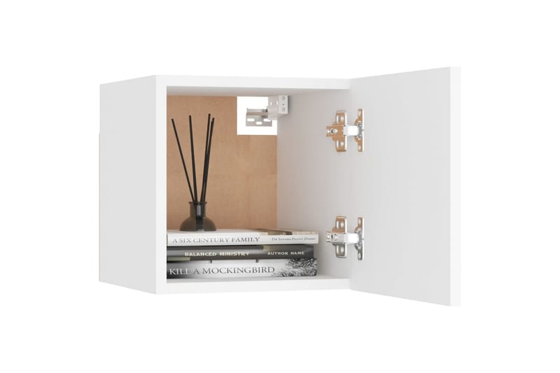 sengeskabe 2 stk. 30,5x30x30 cm hvid - Hvid - Møbler - Borde - Aflastningsbord - Sengebord