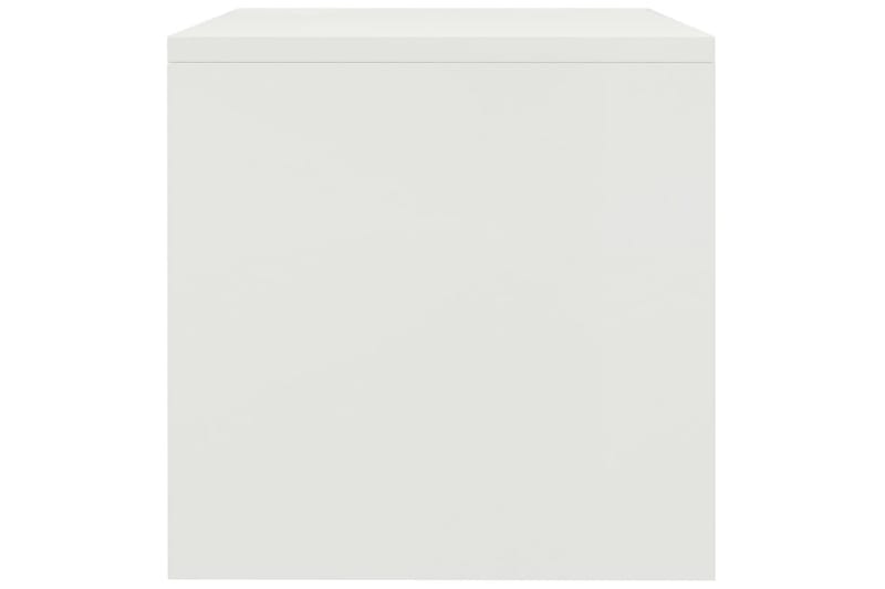 Sengeskabe 2 Stk. 40 X 30 X 30 Cm Spånplade Hvid - Hvid - Møbler - Borde - Aflastningsbord - Sengebord