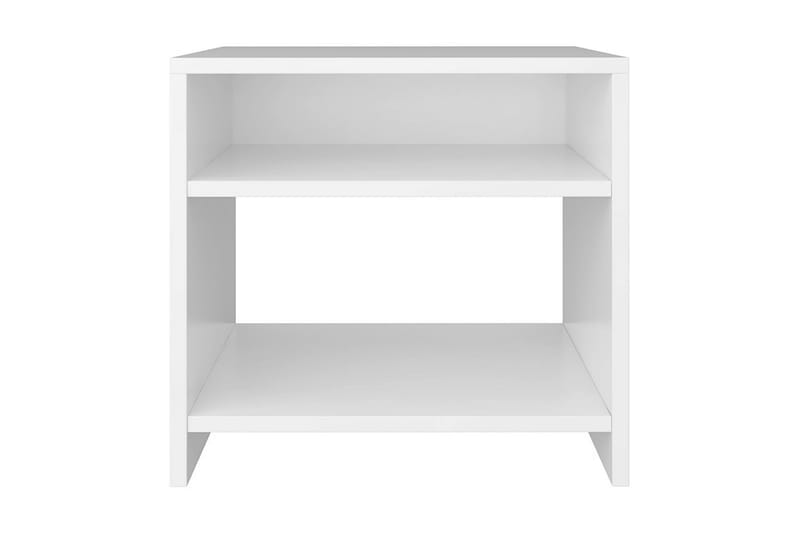 Sengeskabe 2 Stk. 40 X 30 X 40 Cm Spånplade Hvid - Hvid - Møbler - Borde - Aflastningsbord - Sengebord