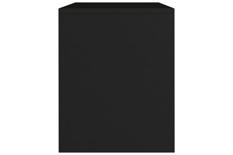 Sengeskabe 2 Stk. 40 X 30 X 40 Cm Spånplade Sort - Sort - Møbler - Borde - Aflastningsbord - Sengebord