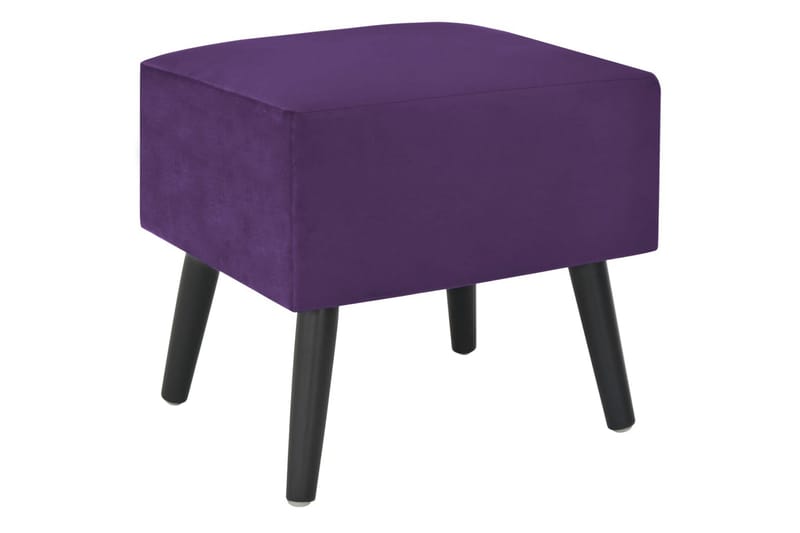 Sengeskabe 2 Stk. 40 X 35 X 40 Cm Fløjl Mørkelilla - Violet - Møbler - Borde - Aflastningsbord - Sengebord