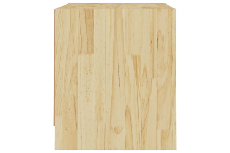 sengeskabe 2 stk. 40x30,5x35,5 cm massivt fyrretræ - Brun - Møbler - Borde - Aflastningsbord - Sengebord