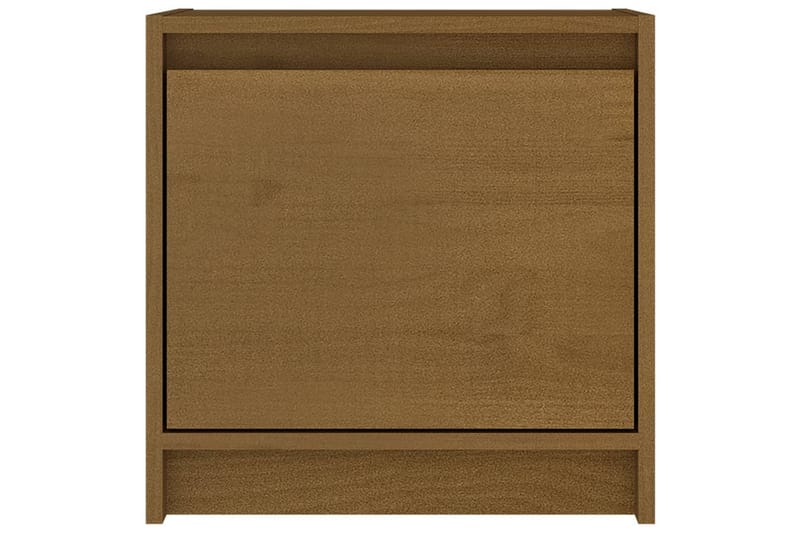 sengeskabe 2 stk. 40x30,5x40 cm massivt fyrretræ honningbrun - Brun - Møbler - Borde - Aflastningsbord - Sengebord