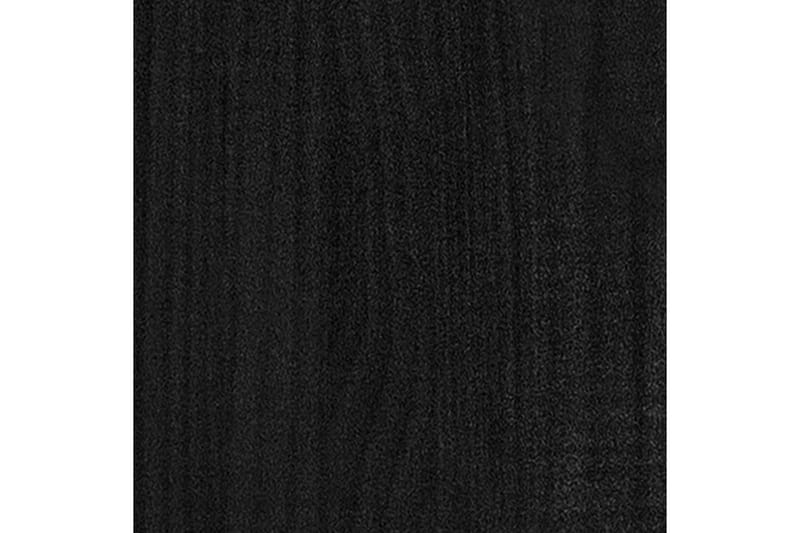 sengeskabe 2 stk. 40x31x50 cm massivt fyrretræ sort - Sort - Sengebord