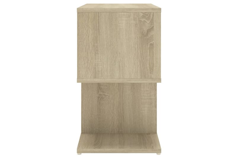 sengeskabe 2 stk. 50x30x51,5 cm spånplade sonoma-eg - Brun - Møbler - Borde - Aflastningsbord - Sengebord