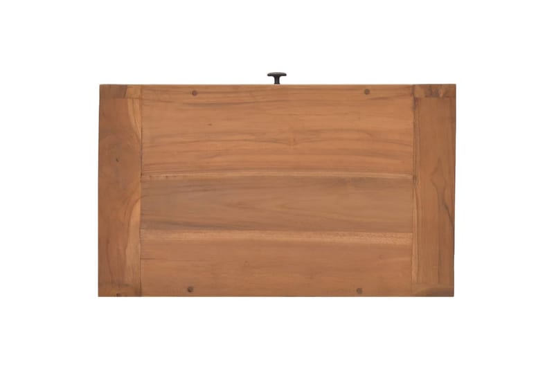 sengeskab 50x30x35 cm massivt teaktræ - Brun - Møbler - Borde - Aflastningsbord - Sengebord