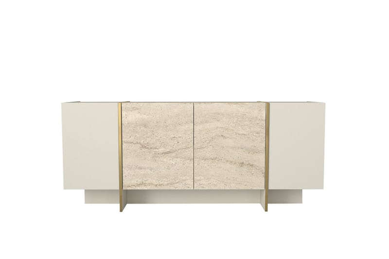 Veyron Konsolbord 180 cm - Beige/Sandsten - Møbler - Borde - Aflastningsbord - Entrébord