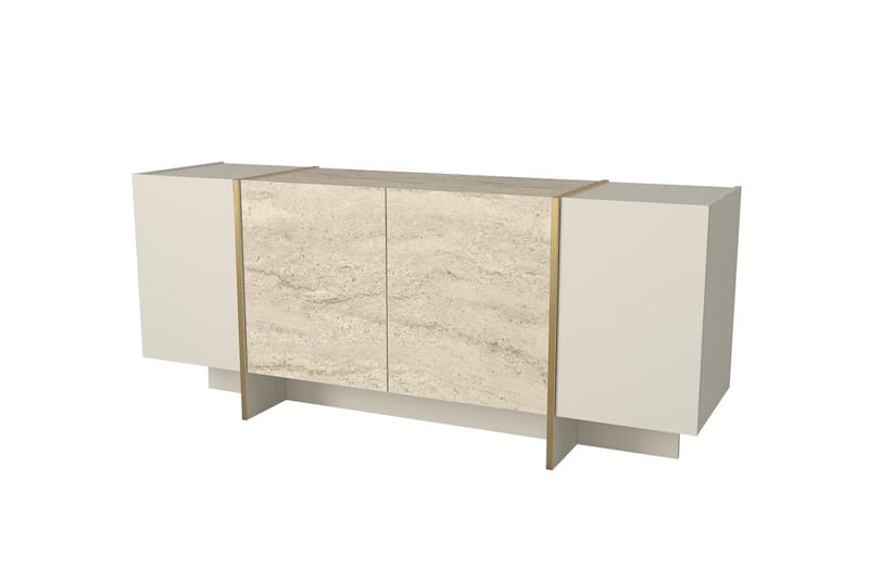 Veyron Konsolbord 180 cm - Beige/Sandsten - Møbler - Borde - Aflastningsbord - Entrébord