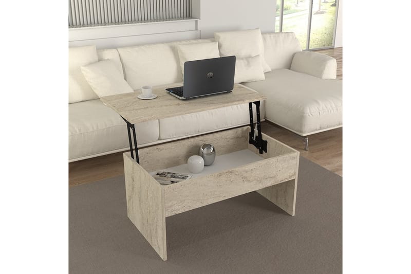 Akilli Soffbord 90 cm - Beige - Møbler - Borde - Sofabord