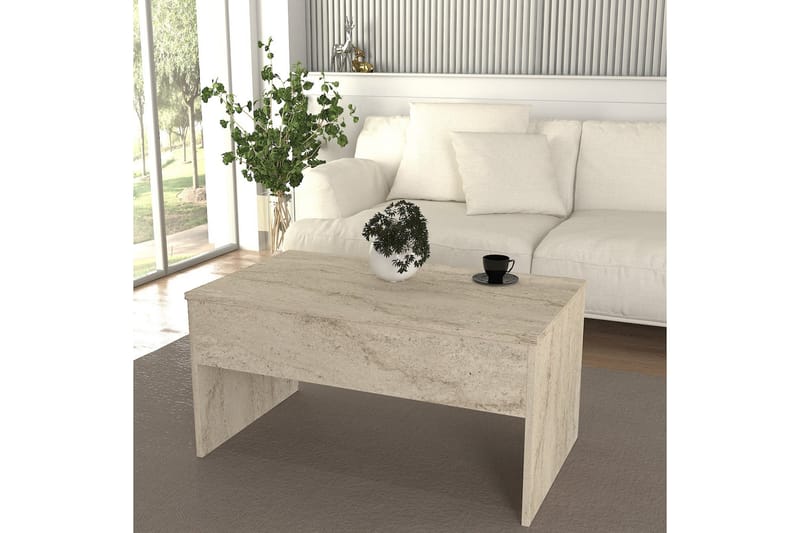 Akilli Soffbord 90 cm - Beige - Møbler - Borde - Sofabord