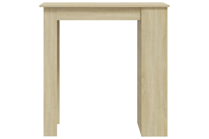 barbord med opbevaringsstativ 102x50x103,5 cm spånplade sono - Beige - Møbler - Borde - Barbord & ståbord