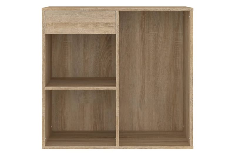 beBasic badeværelsesskab 80x40x75 cm konstrueret træ sonoma-eg - Brun - Møbler - Borde - Sminkebord & konsolbord