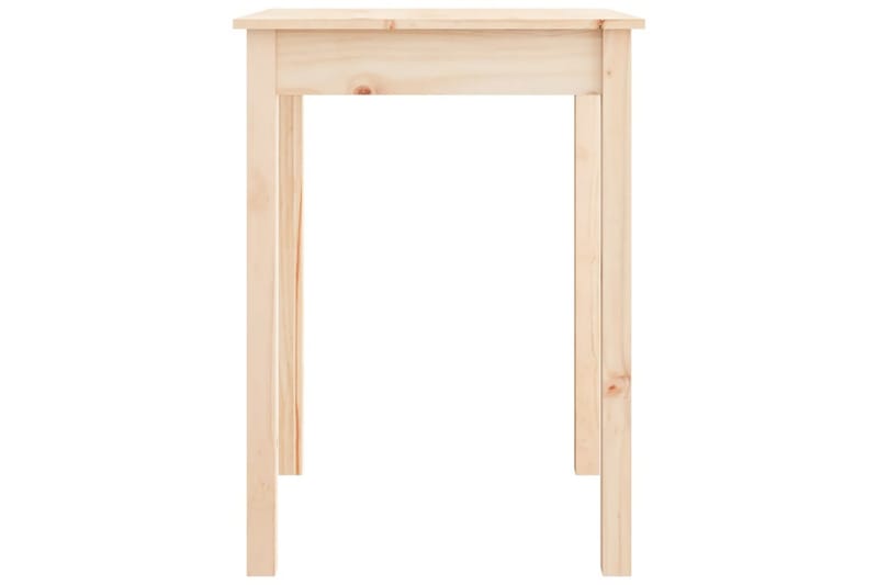 beBasic spisebord 55x55x75 cm massivt fyrretræ - Brun - Spisebord og køkkenbord
