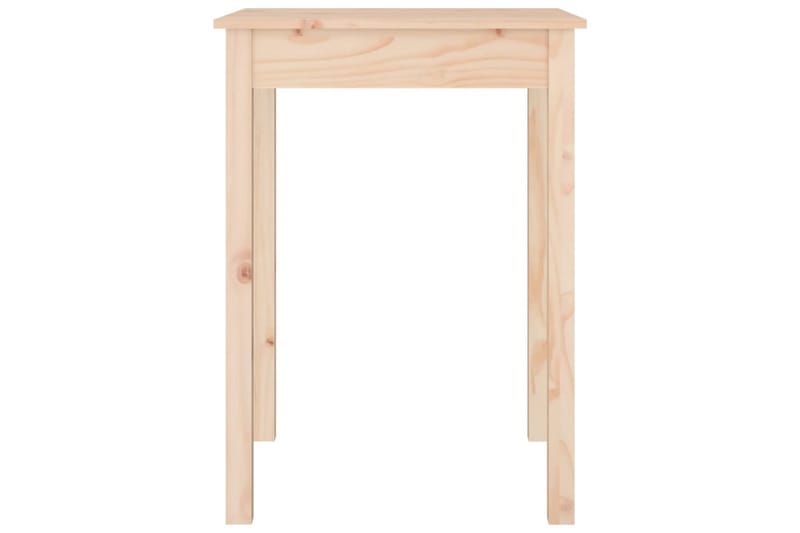 beBasic spisebord 55x55x75 cm massivt fyrretræ - Brun - Møbler - Borde - Spisebord og køkkenbord