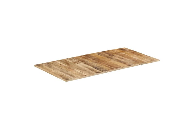 bordplade 120x60x(1,5-1,6) cm ru mangotræ - Brun - Møbler - Borde - Bordtilbehør - Bordplade