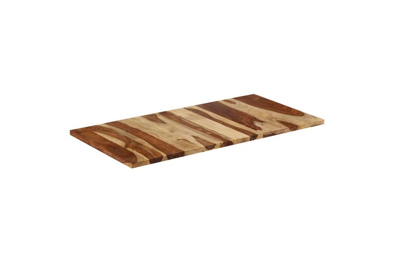 bordplade 120x60x(2,5-2,7) cm massivt sheeshamtræ - Brun - Møbler - Borde - Bordtilbehør - Bordplade