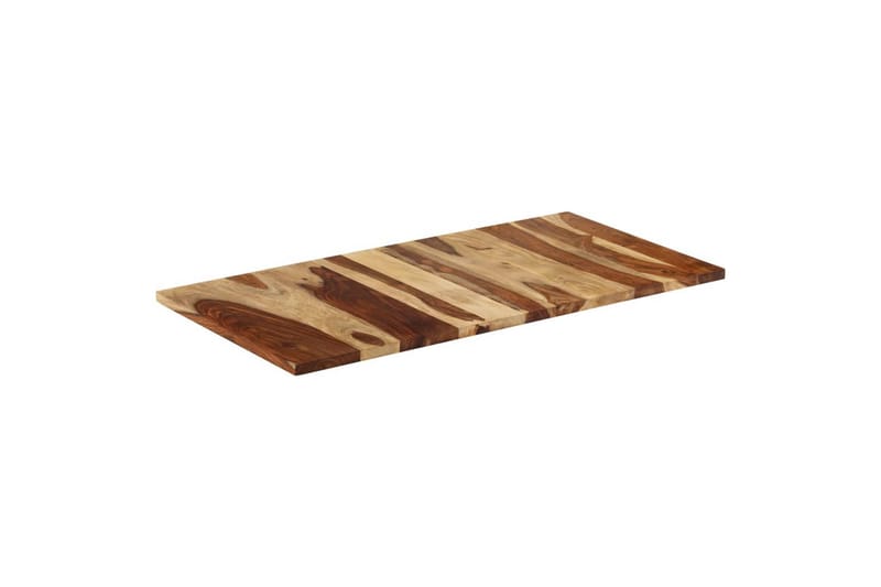 bordplade 120x60x(2,5-2,7) cm massivt sheeshamtræ - Brun - Møbler - Borde - Bordtilbehør - Bordplade